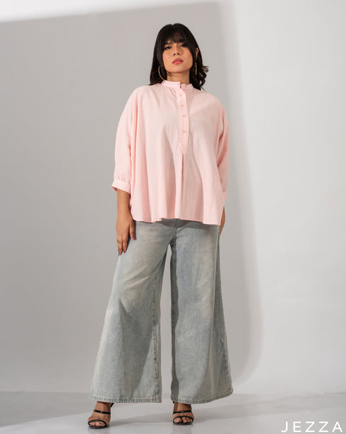 Below Hip Top In Cotton Fabric 58651